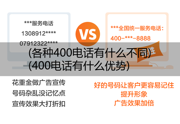 (各种400电话有什么不同)(400电话有什么优势)