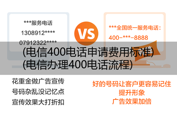(电信400电话申请费用标准)(电信办理400电话流程)