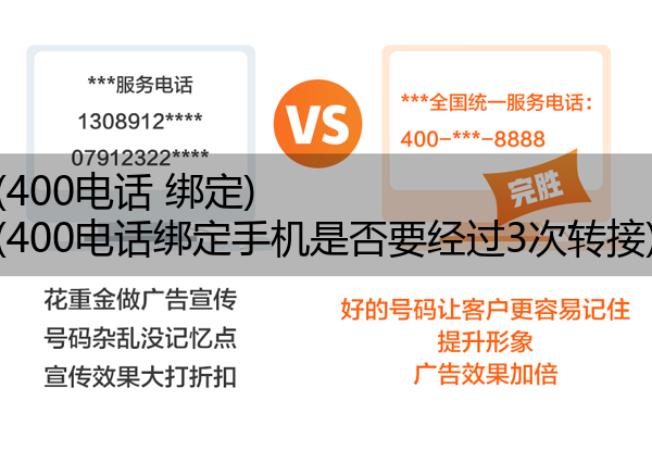 (400电话 绑定)(400电话绑定手机是否要经过3次转接)