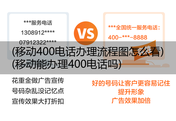(移动400电话办理流程图怎么看)(移动能办理400电话吗)