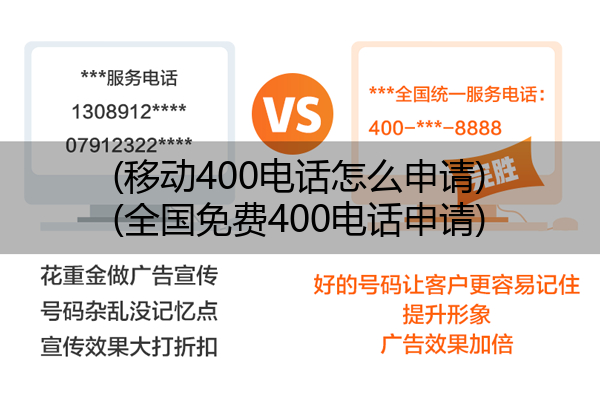 (移动400电话怎么申请)(全国免费400电话申请)