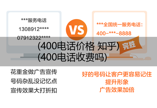400电话价格 知乎,400电话收费吗