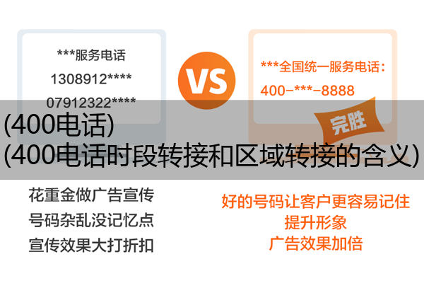 400电话,400电话时段转接和区域转接的含义